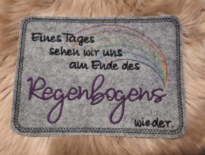 2x Trauerspruch Single Line