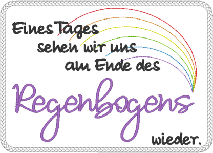 2x Trauerspruch Single Line – Bild 8