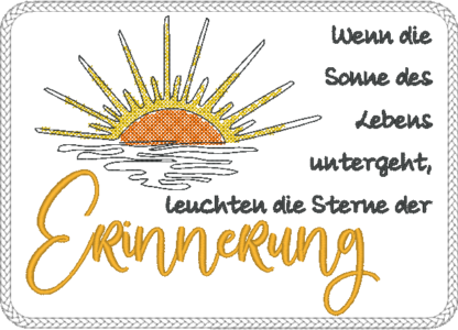 2x Trauerspruch Single Line – Bild 9