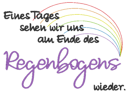 2x Trauerspruch Single Line – Bild 10
