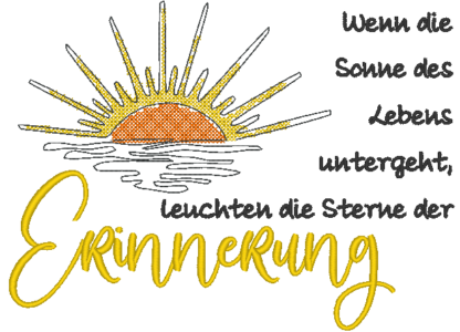 2x Trauerspruch Single Line – Bild 11