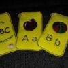 ABC Lernkarten Alphabet von A-Z (in Groß- und Kleinschreibung mit Deckblatt) – Bild 5