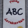 ABC Lernkarten Alphabet von A-Z (in Groß- und Kleinschreibung mit Deckblatt) – Bild 2