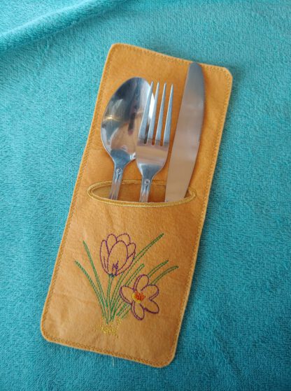 8 Bestecktaschen Blumenmeer