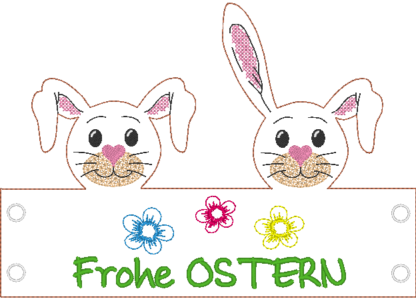 Hasen-Manschetten für Gläser/Vasen in 2 Größen – Bild 6