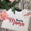 Set "Beste Mama" (Schokoladenhüllen in div. Größen, Anhänger, Gutschein-Etui etc.) – Bild 3