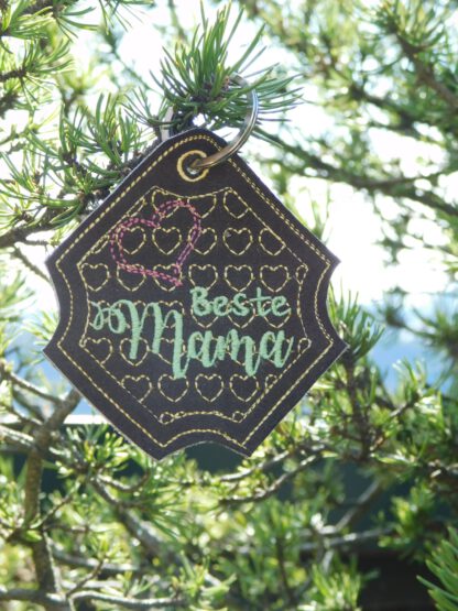 Set "Beste Mama" (Schokoladenhüllen in div. Größen, Anhänger, Gutschein-Etui etc.) – Bild 8