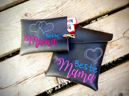 Set "Beste Mama" (Schokoladenhüllen in div. Größen, Anhänger, Gutschein-Etui etc.) – Bild 26