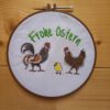 Türschild / Wandhänger Ostern "Hahn & Henne" – Bild 2