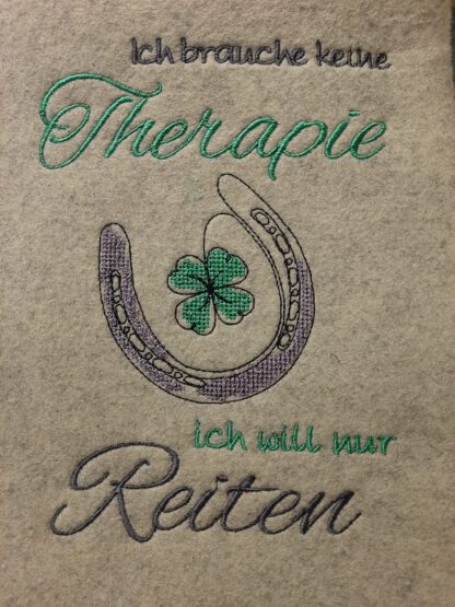Schild - Therapie REITEN