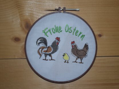 Türschild / Wandhänger Ostern "Hahn & Henne" – Bild 5
