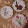 16 Untersetzer Ostern - Single Line – Bild 11