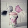 ITH Blumenstecker / Stabfiguren Hase, Schmetterling und Vogel – Bild 9