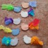 ITH Blumenstecker / Stabfiguren Hase, Schmetterling und Vogel – Bild 10