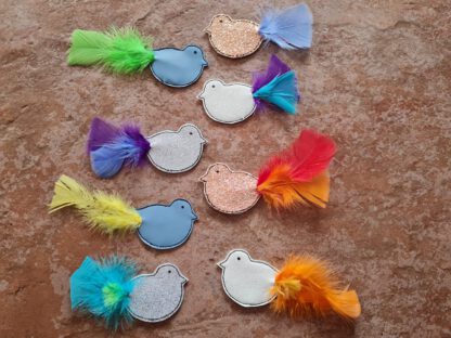 ITH Blumenstecker / Stabfiguren Hase, Schmetterling und Vogel – Bild 10