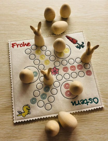 LUDO Spiel "Ostern" für 3 Personen (in 3 Größen)