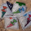 Schokoladen-Hüllen "Mini Ritter Einschulung / Schulanfang"