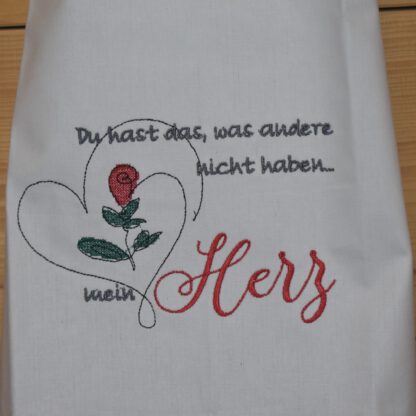 Spruch "Du hast mein Herz..."