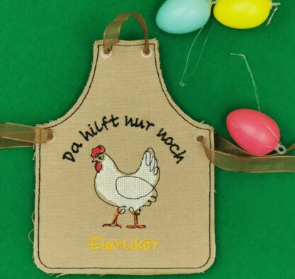 ITH Mini-Flaschenschürzen Eierlikör (kleine Flaschen) – Bild 4