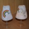 ITH Lampenschirm "Taube & Regenbogen" 20x30 cm – Bild 6