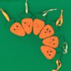 6 Karotten mit Gesicht (ITH und Doodle) – Bild 8