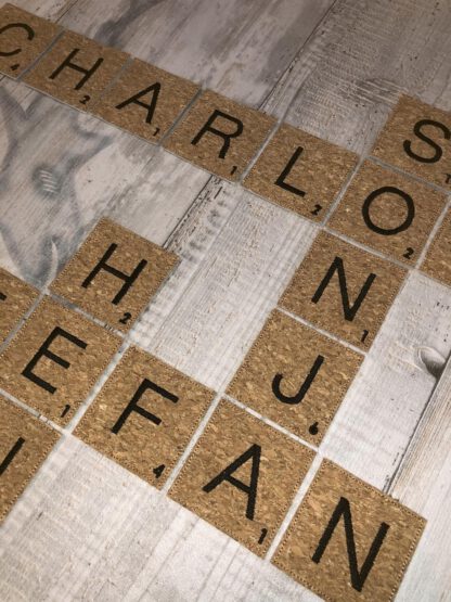 SCRABBLE Alphabet A-Z (und Umlaute Ä, Ö und Ü)
