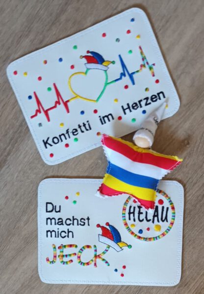 Spruch "Konfetti im Herzen" – Bild 4