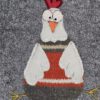 Doodle-Applikation "Huhn BERTA" & ITH-Osterei 13x18 cm – Bild 2