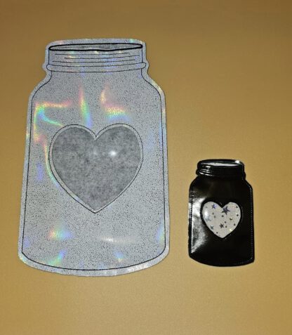 Vase / Vorratsglas / Einmachglas mit Herz in 8 Größen