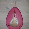 Doodle-Applikation "Huhn BERTA" & ITH-Osterei 13x18 cm – Bild 4