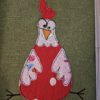 Doodle-Applikation "Huhn BERTA" & ITH-Osterei 13x18 cm – Bild 7