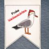 Wimpel "Weihnachtsmöwe Frohe Weihnachten" – Bild 6