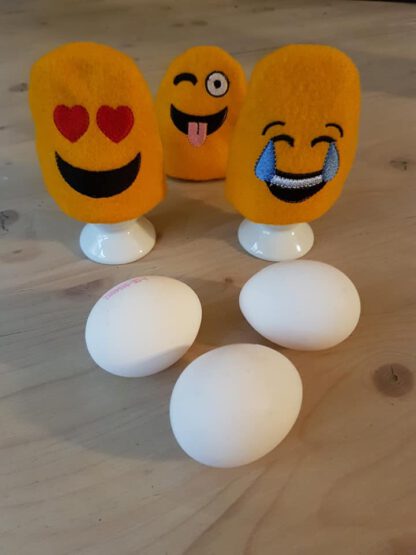 8 Eierwärmer "Emojis"
