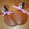 Bestecktasche / Gutscheintasche Hase (personalisierbar) in 2 Größen – Bild 2
