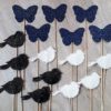 ITH Blumenstecker / Stabfiguren Hase, Schmetterling und Vogel – Bild 4