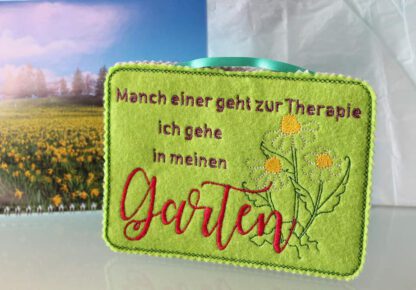 Schild - Therapie Garten