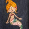 Doodle-Applikation "Meerjungfrau / Nixe" (in 3 Größen und Varianten) – Bild 9