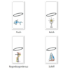 8 Bestecktaschen "Christliche Symbole" – Bild 9