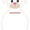 Bestecktasche / Gutscheintasche Hase (personalisierbar) in 2 Größen – Bild 6