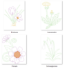 8 Bestecktaschen Blumenmeer – Bild 6