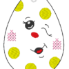 6 Ostereier mit Gesicht (ITH und Doodle) – Bild 5