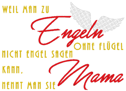 Spruch "Mama-Engel" – Bild 3
