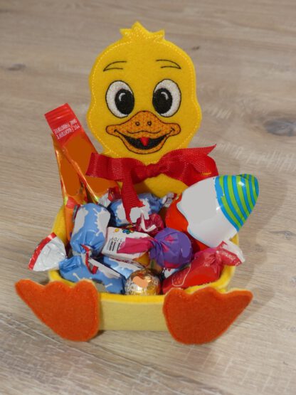4 Naschboxen Ostern (Henne, Ente, Schaf und Hase) – Bild 5