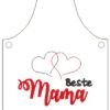 Flaschenschürzen "Beste Mama" in 2 Größen – Bild 13