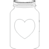 Vase / Vorratsglas / Einmachglas mit Herz in 8 Größen – Bild 3