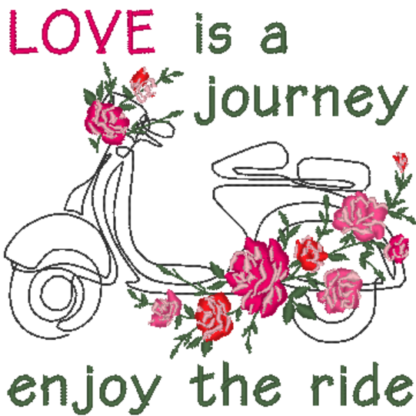 Spruch "Love is a journey" – Bild 4
