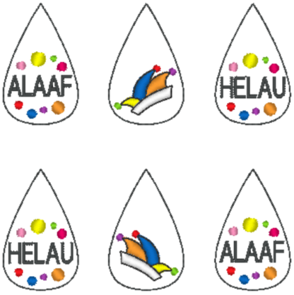 Ohrringe ALAAF & HELAU – Bild 5