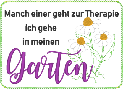 Schild - Therapie Garten – Bild 4