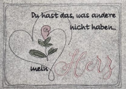 Spruch "Du hast mein Herz..." – Bild 4