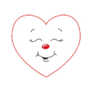 6 Herzen mit Gesicht (ITH und Doodle) – Bild 2